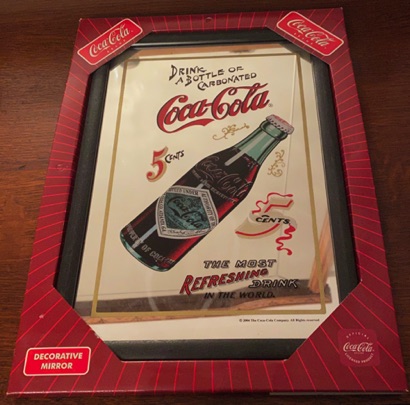 S9201-1 € 10,00 coca cola spiegel afb fles 32x23 cm.jpeg